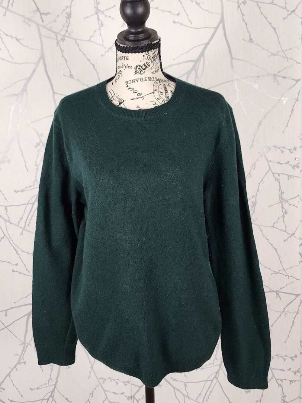 Colorful Standard Forest Green Recycled Merino Wool Crewneck Sweater